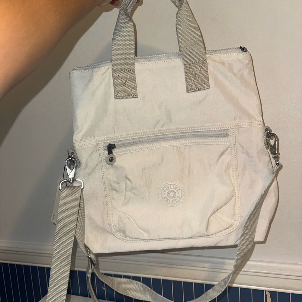 Kipling Cream Backpack Versatile Everyday Bag - image 1